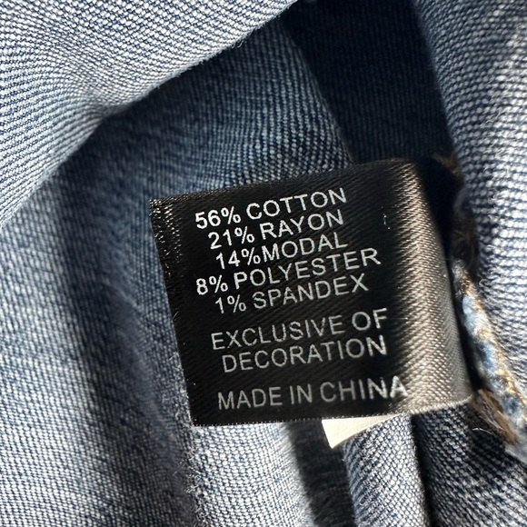 Pearl & Silver Embellishments Denim Jacket - Picture 7 of 7